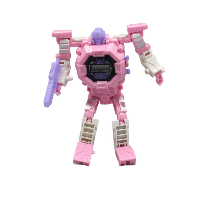 Robot Electronic Deformation Watch