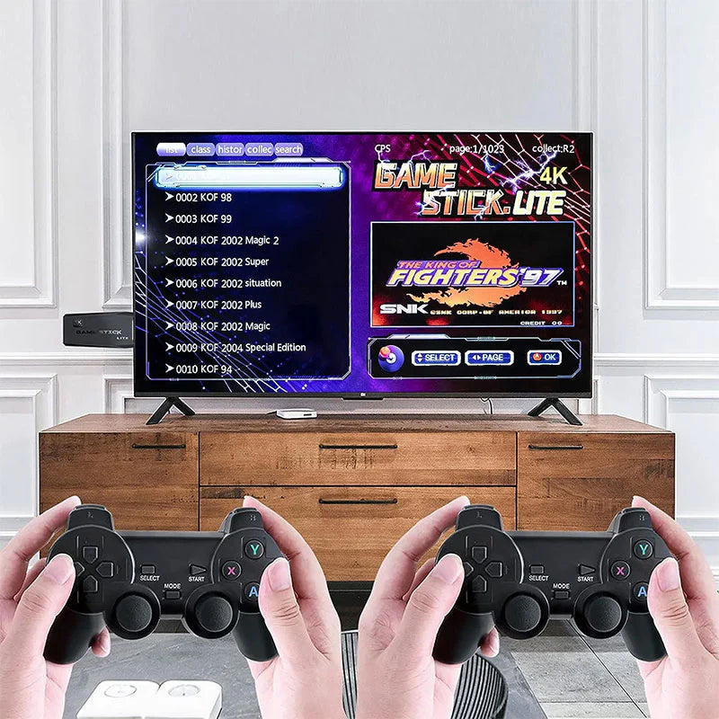 4k Game Stick with Two Controllers
