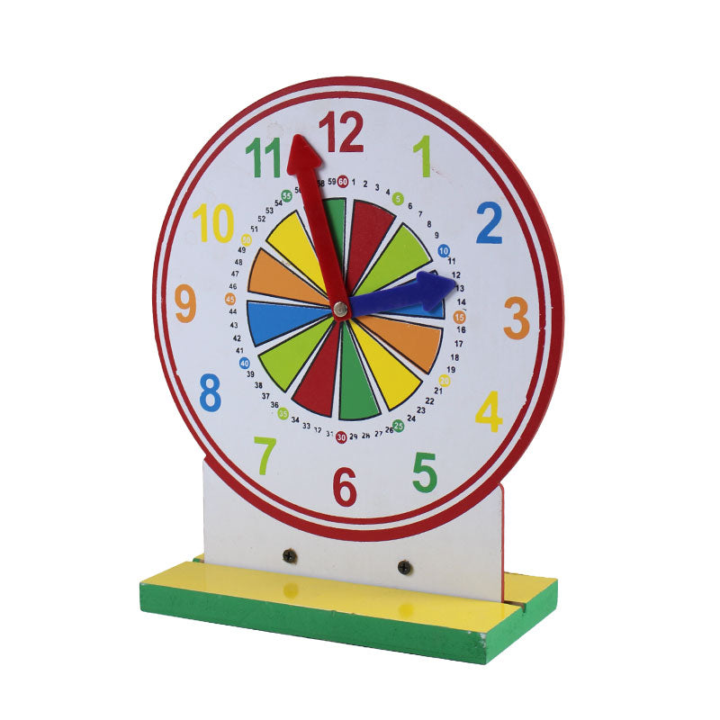 Wooden Clock Toy For Learning Number