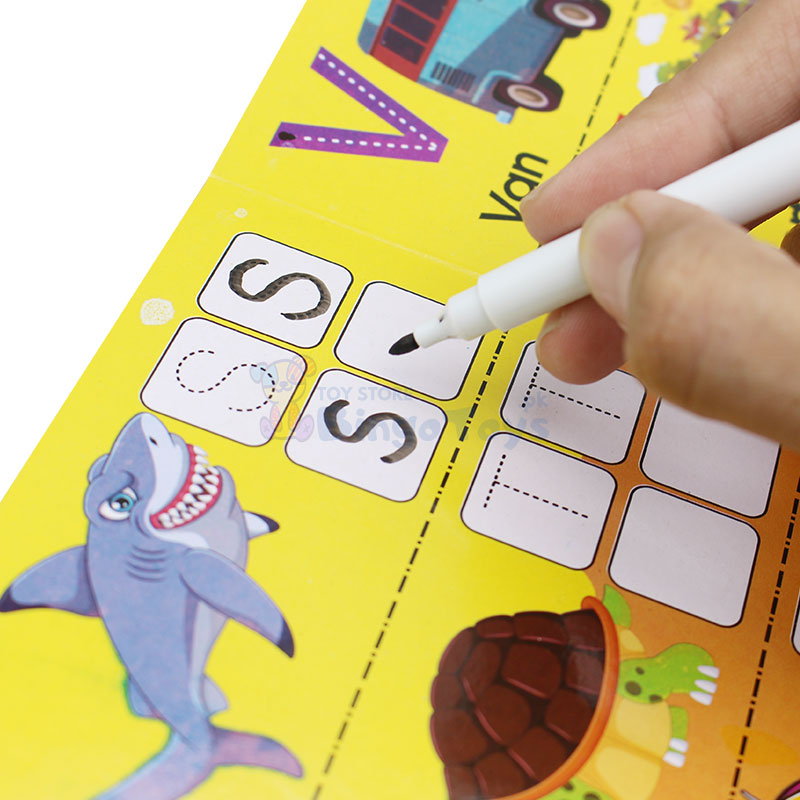 Reading and Write & Wipe Cardboard 3 Book Bundle