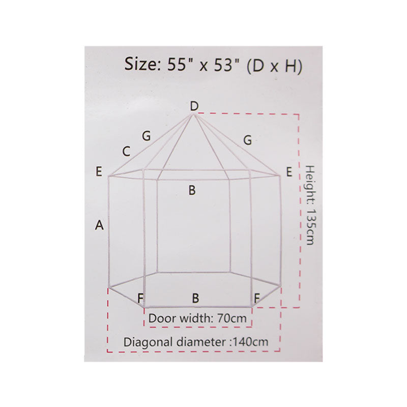 Princess Castle Tent Indoor & Outdoor (Imported)