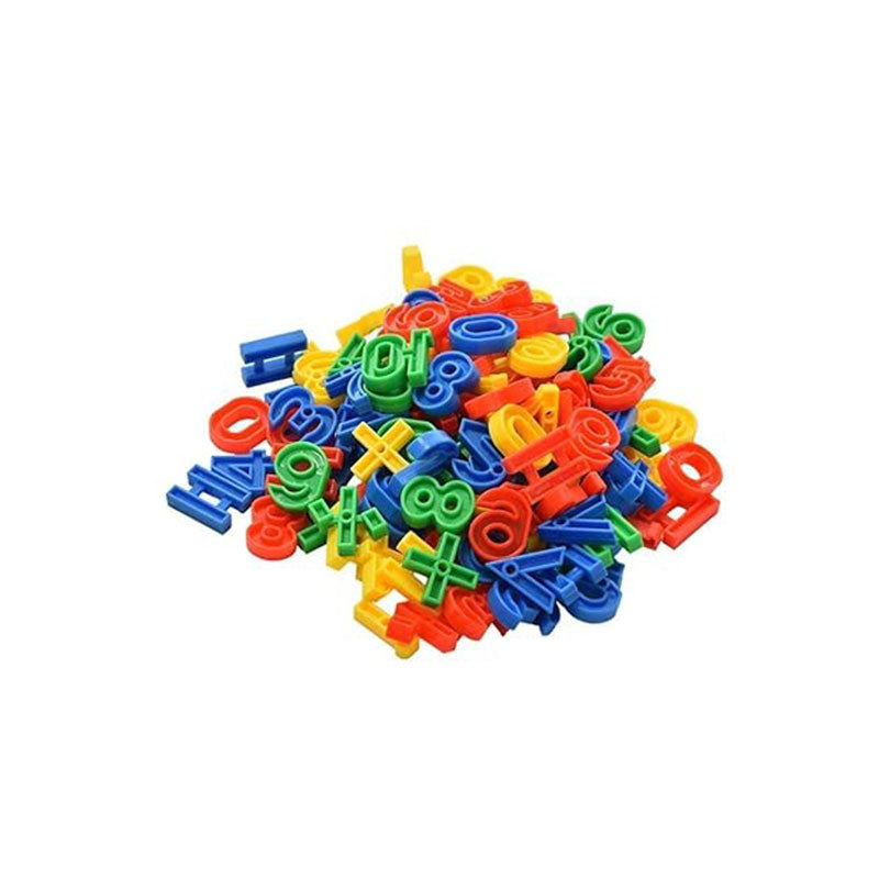 Capital Alphabets and Numbers Plastic Blocks Game