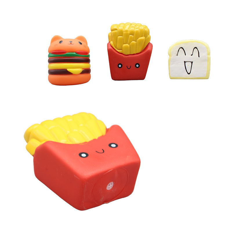 Adorable Food-Themed Squishy Toys 6 Pcs