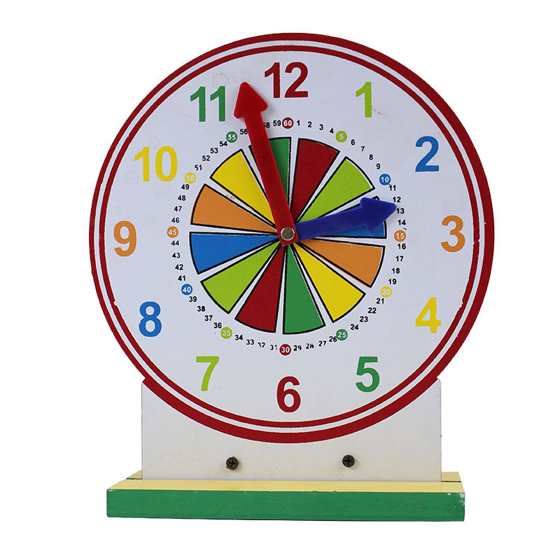 Wooden Clock Toy For Learning Number