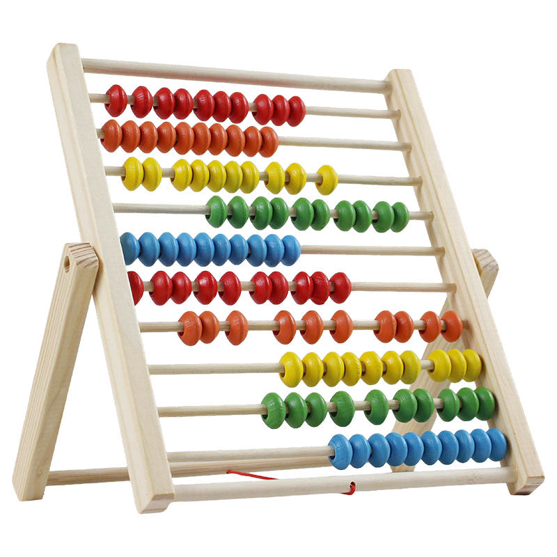 Wooden Multicolor Abacus Counting Rack