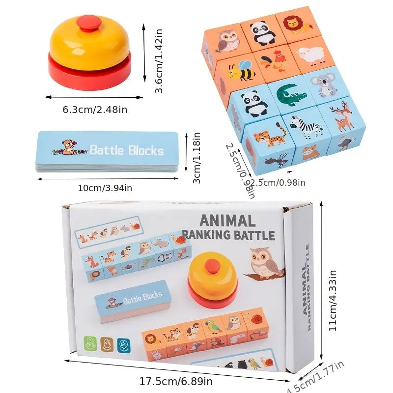 Animal Ranking Battle Blocks Puzzle Game