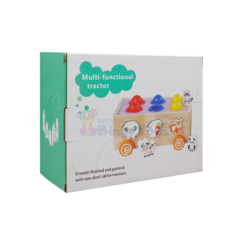 Animal & Ball Shape Sorting Trolly Car (0535)