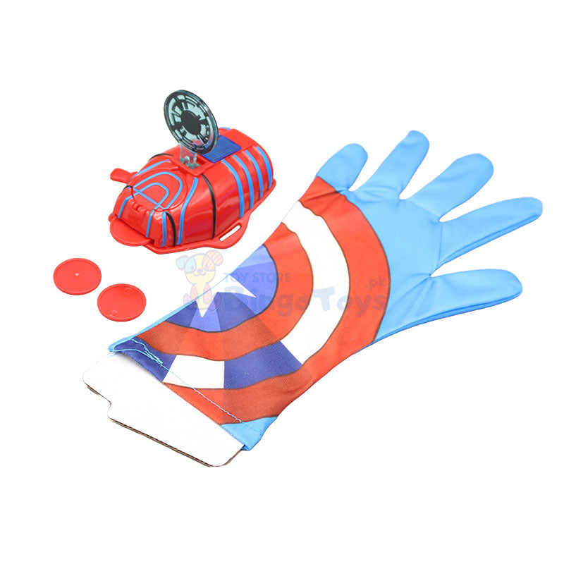 Captain America Shield Shooting Wristband Launcher Kit