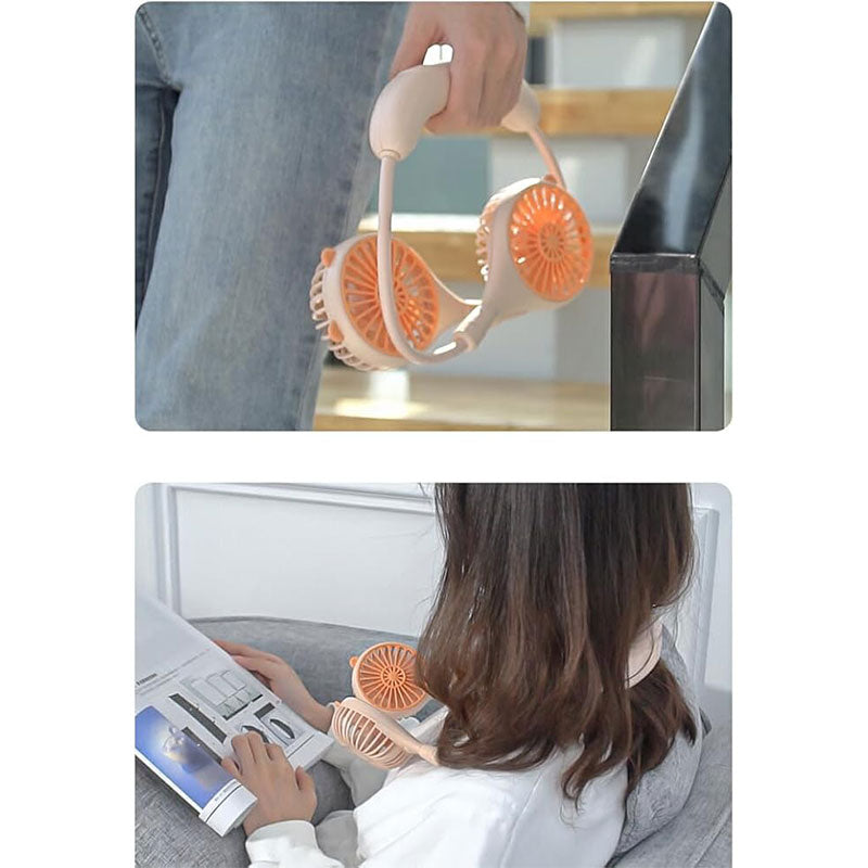 Cute Cartoon Hanging Rechargeable Fan