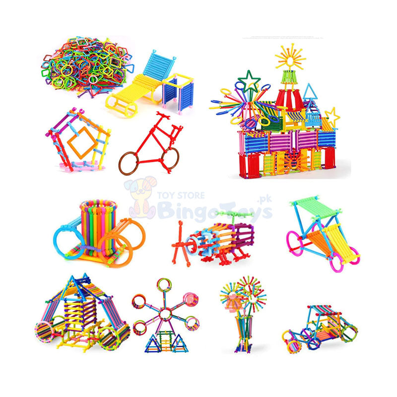 Educational Alphabet & Stick Puzzle Blocks (1449)