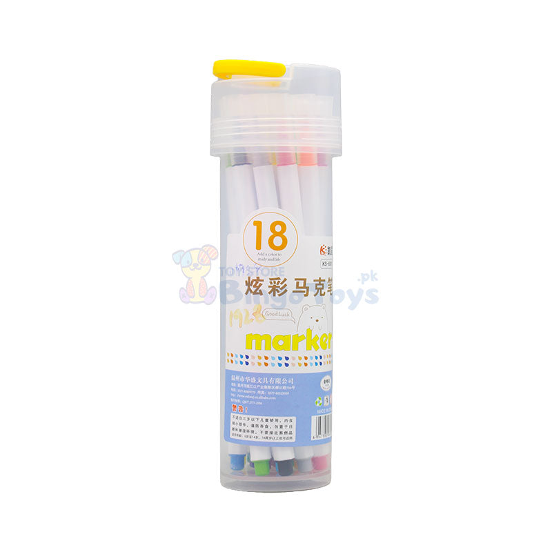 Good Luck Color Markers 18 Pcs