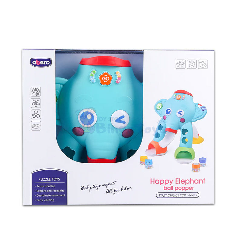 Happy Elephant Ball Popper Set for Kids