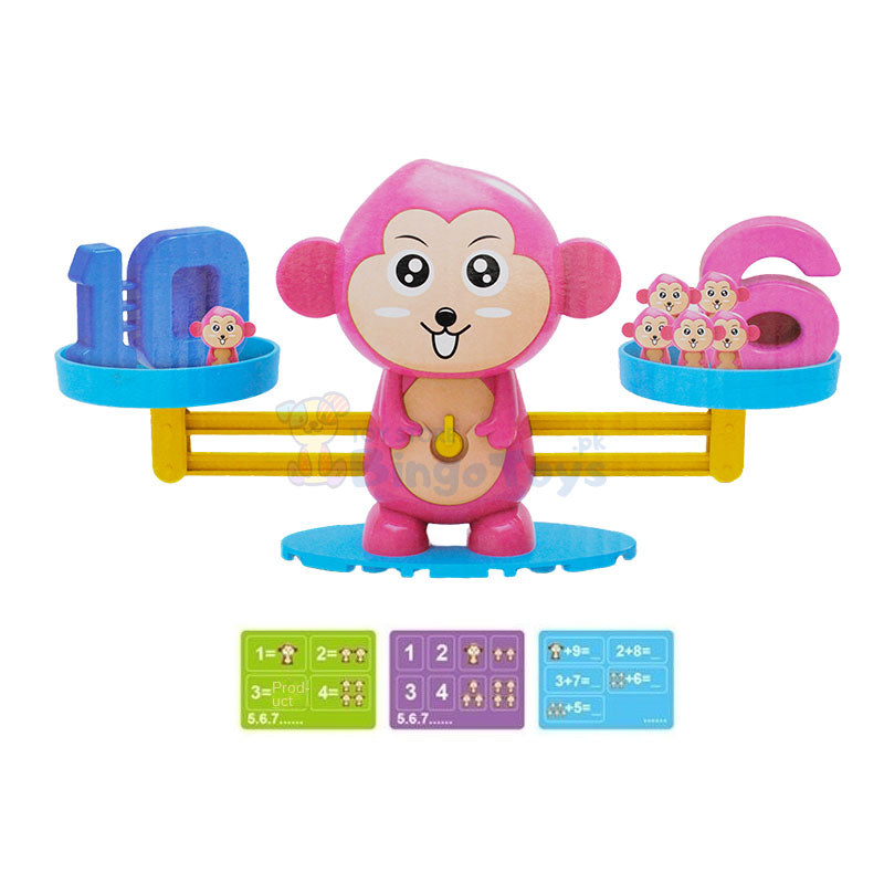 Intelligence Monkey Balance Toy with Numbers