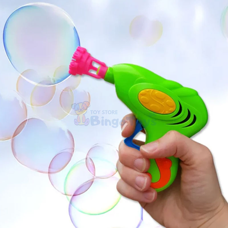 Mini Bubble Gun with Bubble Water