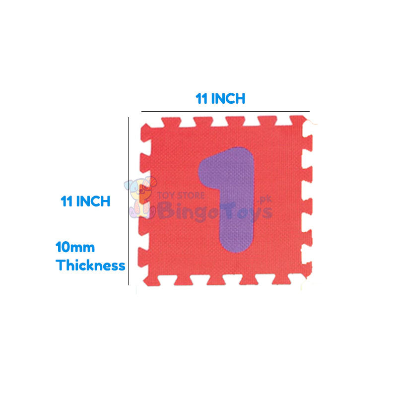 EVA Number Puzzle Play Mat 10mm