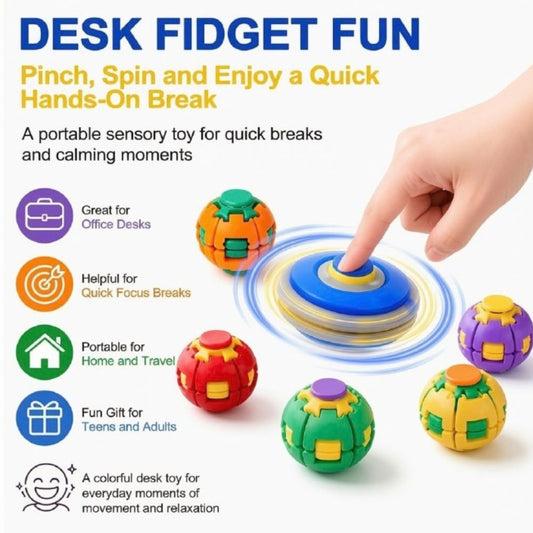 Pressing Fingertip Gyro Spinner