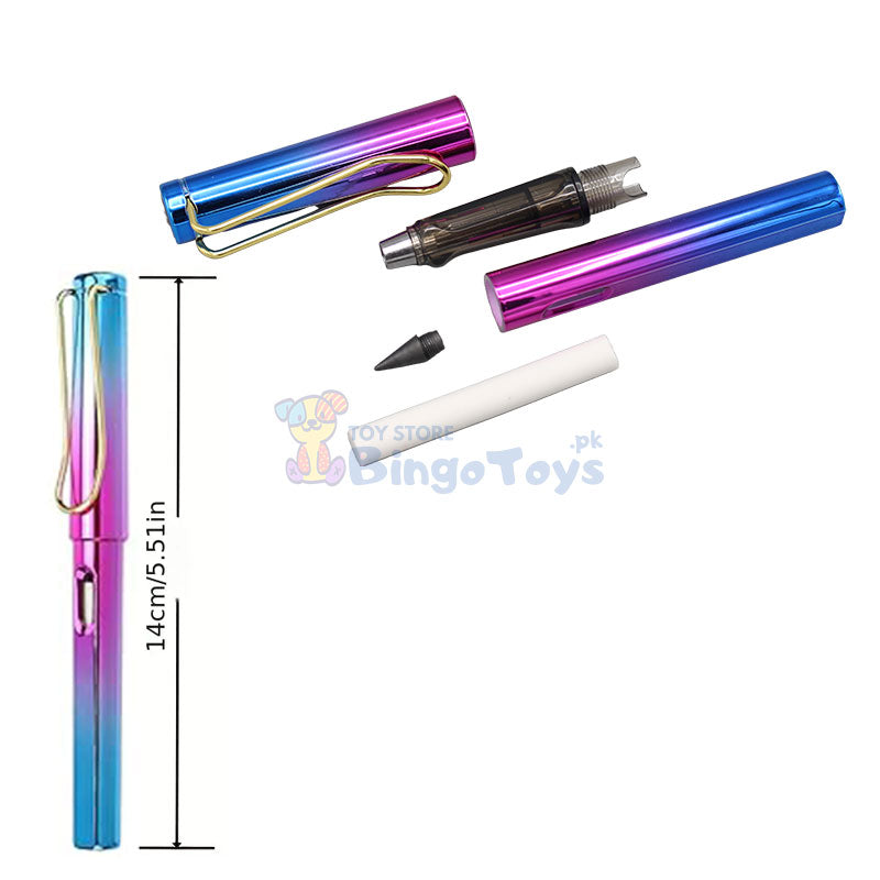 Shiny Gradient Writing Pencil with Eraser