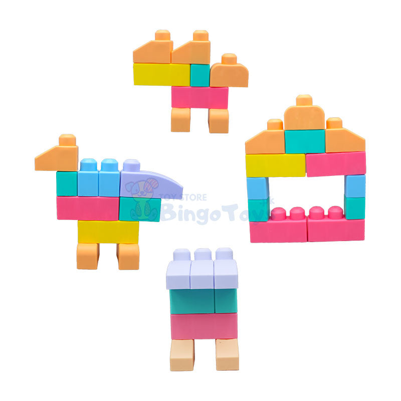 42 Pcs Toddler Soft Blocks for Kids