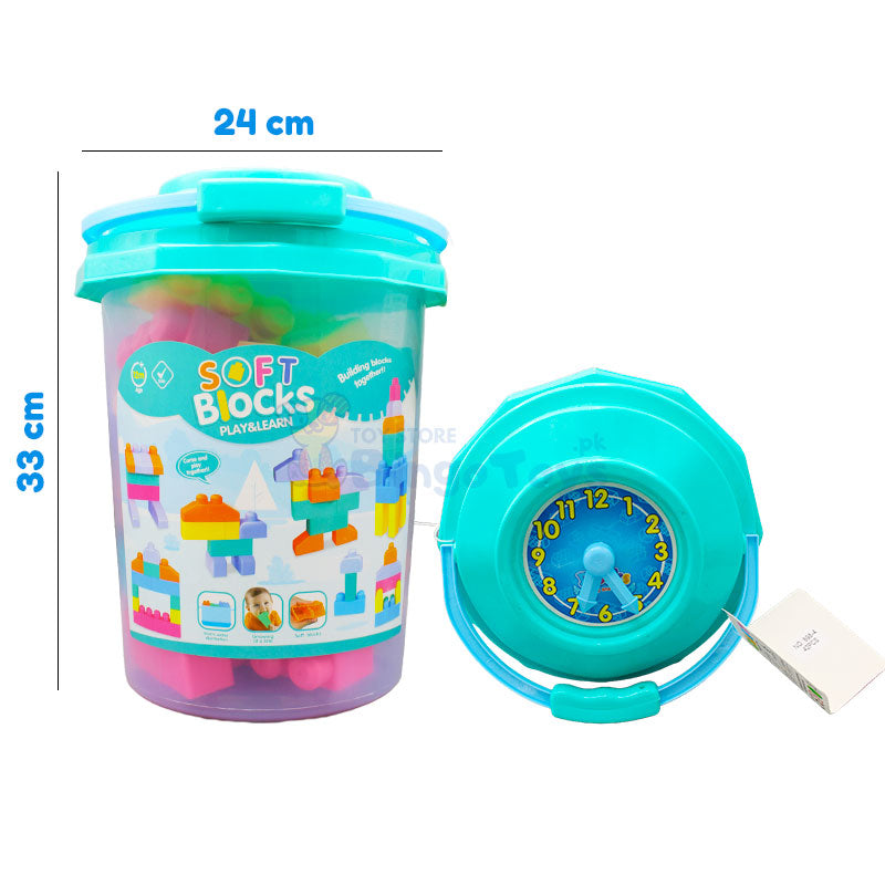 42 Pcs Toddler Soft Blocks for Kids