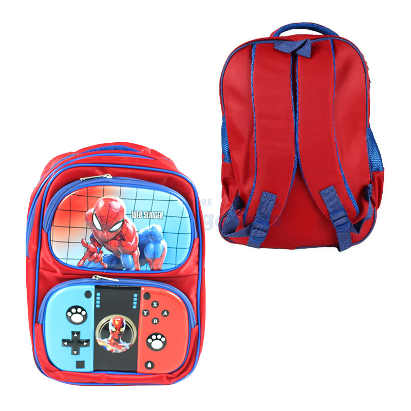 Spiderman Embossed School Bag 17 inch (1757)
