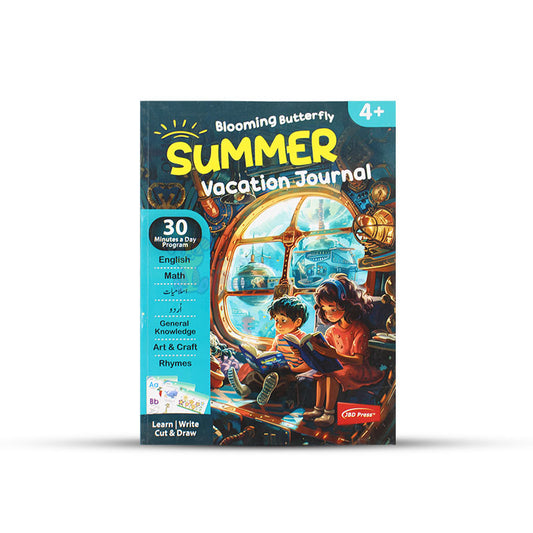 Summer Vacation Activity Book Blooming Butterfly