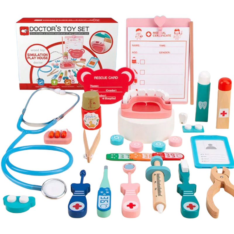 Children's Medical kit Wooden