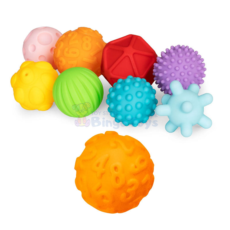 10 Pcs Textured Soft Balls for kids