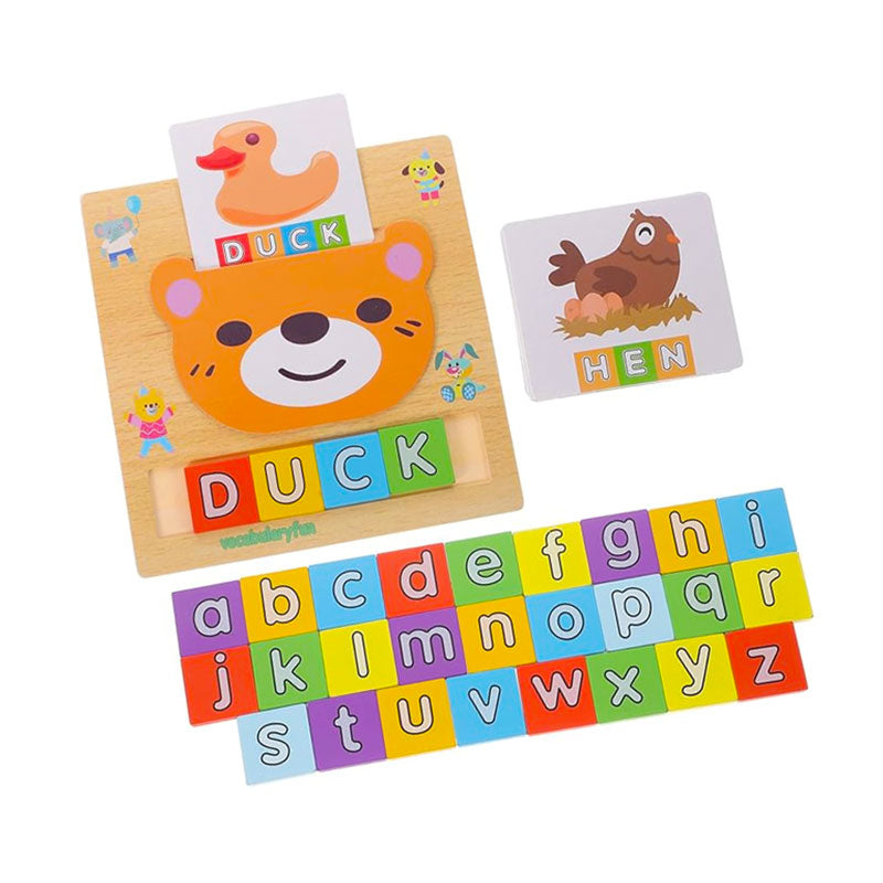Two in One letter Matching-Educational Wooden Toy
