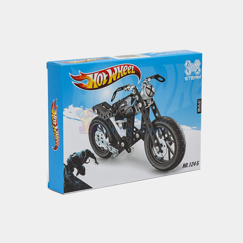 Venom Build & Play Metal Bike Steam Toy