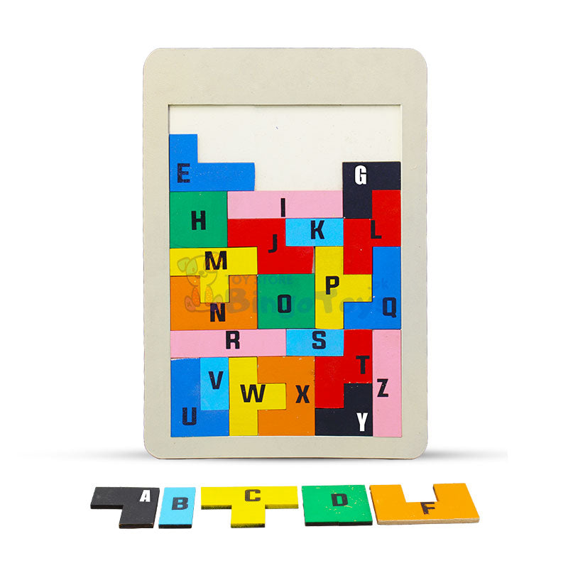 Wooden 26 Pcs Alphabets Puzzle Board