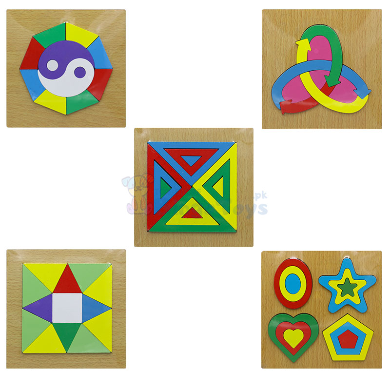 Geometric Shape Quick Matching Puzzle Board (1542)