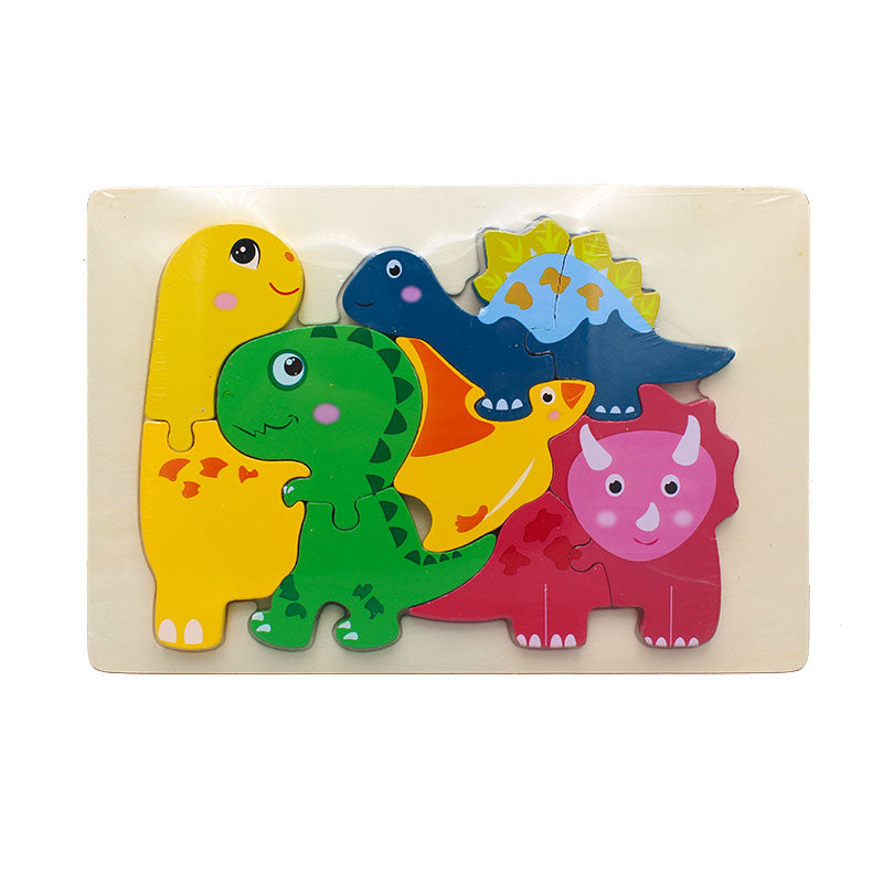 3D Wooden Animal Puzzle Board