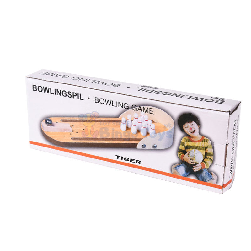 Wooden Mini Bowling Spil Game