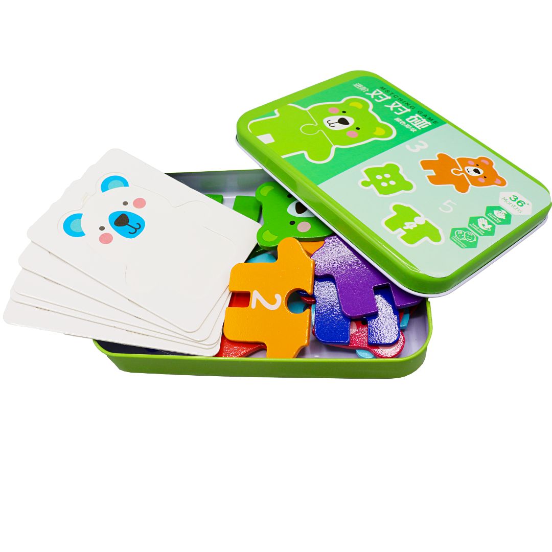 Bear Numbers Matching Puzzle Game