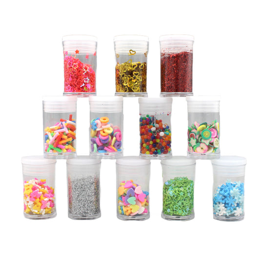 12 Pcs Colorful Sprinkles for Drawing & Nail Art