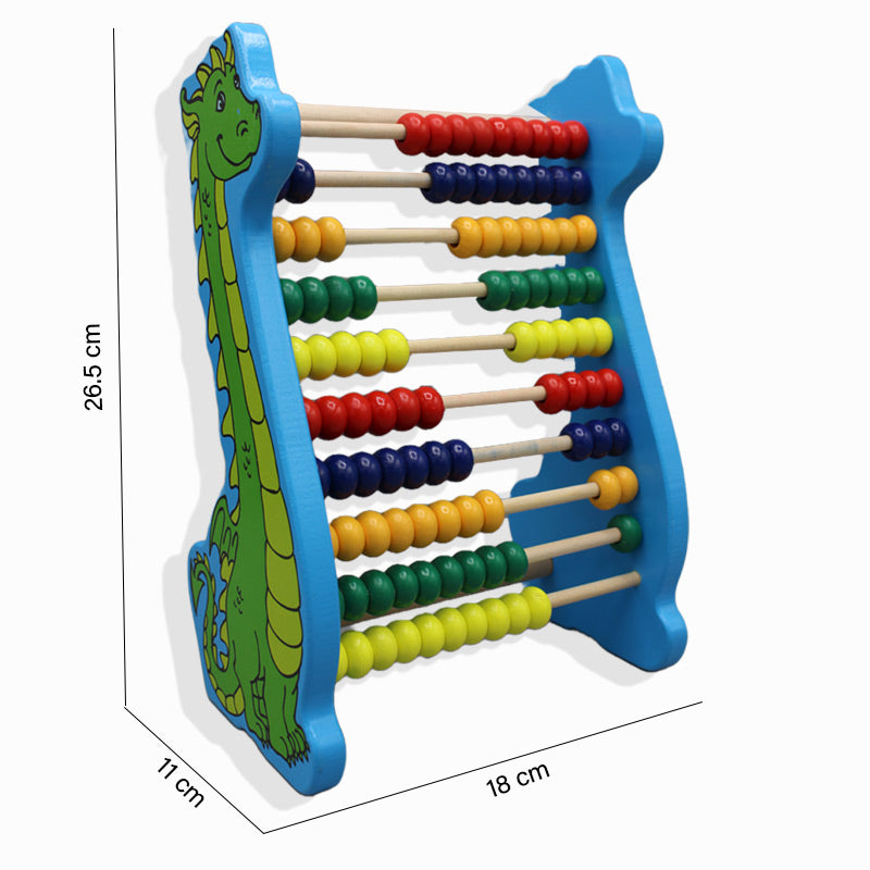 10 Rows Abacus Dinosaur Calculation Frame