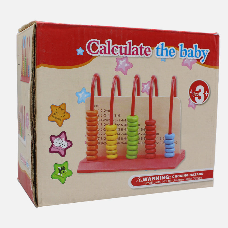 5 Gear Wooden Calculation Frame