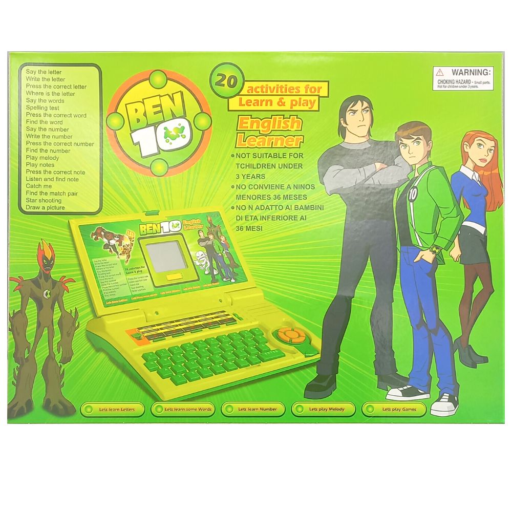 20 Activities Ben10 Learn & Play Laptop (3)