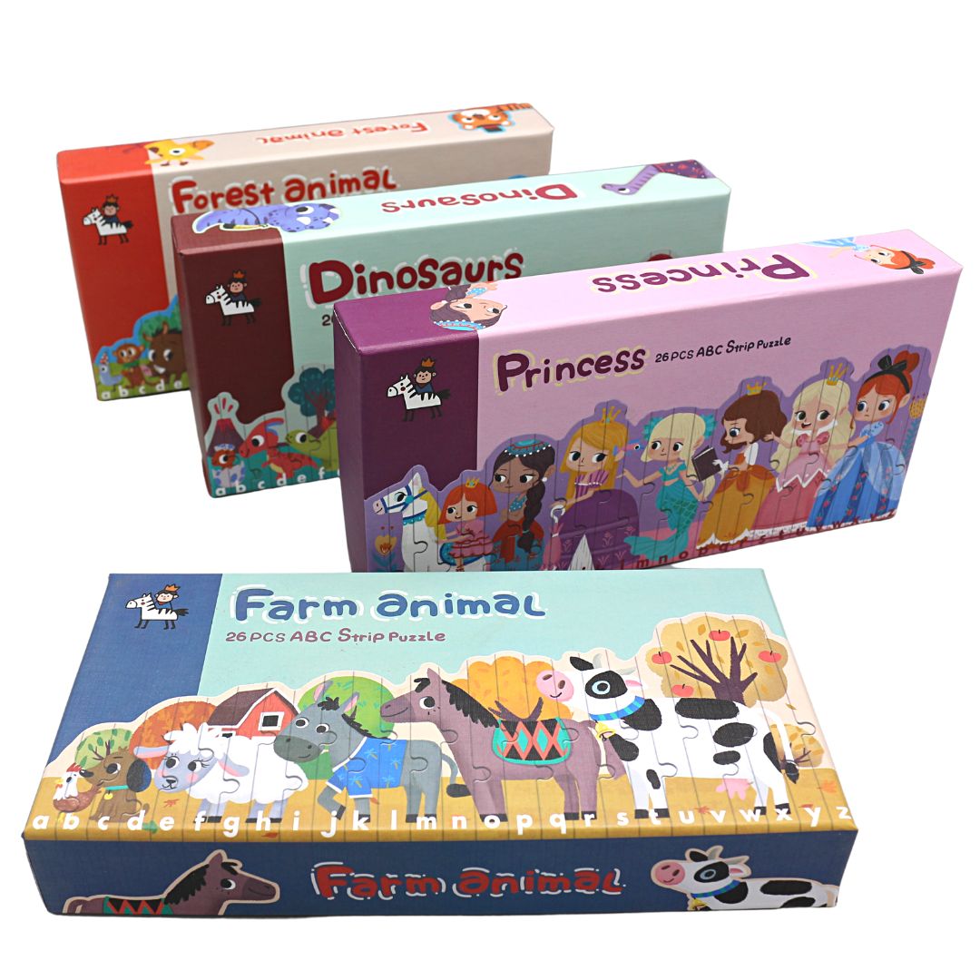 26 PCs Alphabets Strip Puzzles