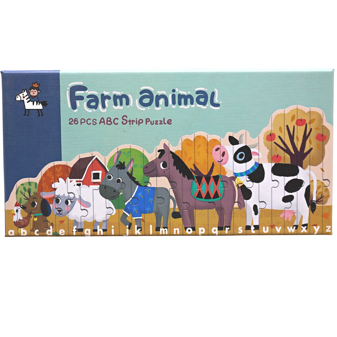 26 PCs Alphabets Strip Puzzles