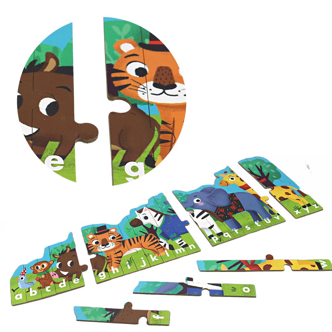 26 PCs Alphabets Strip Puzzles