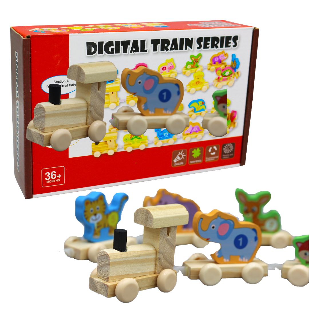 Wooden Animal Number(1-10) Train