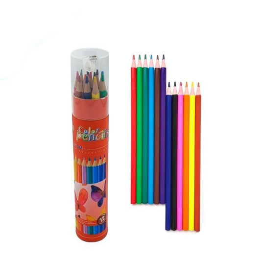 Color Pencils – 12 Colors with Sharpner