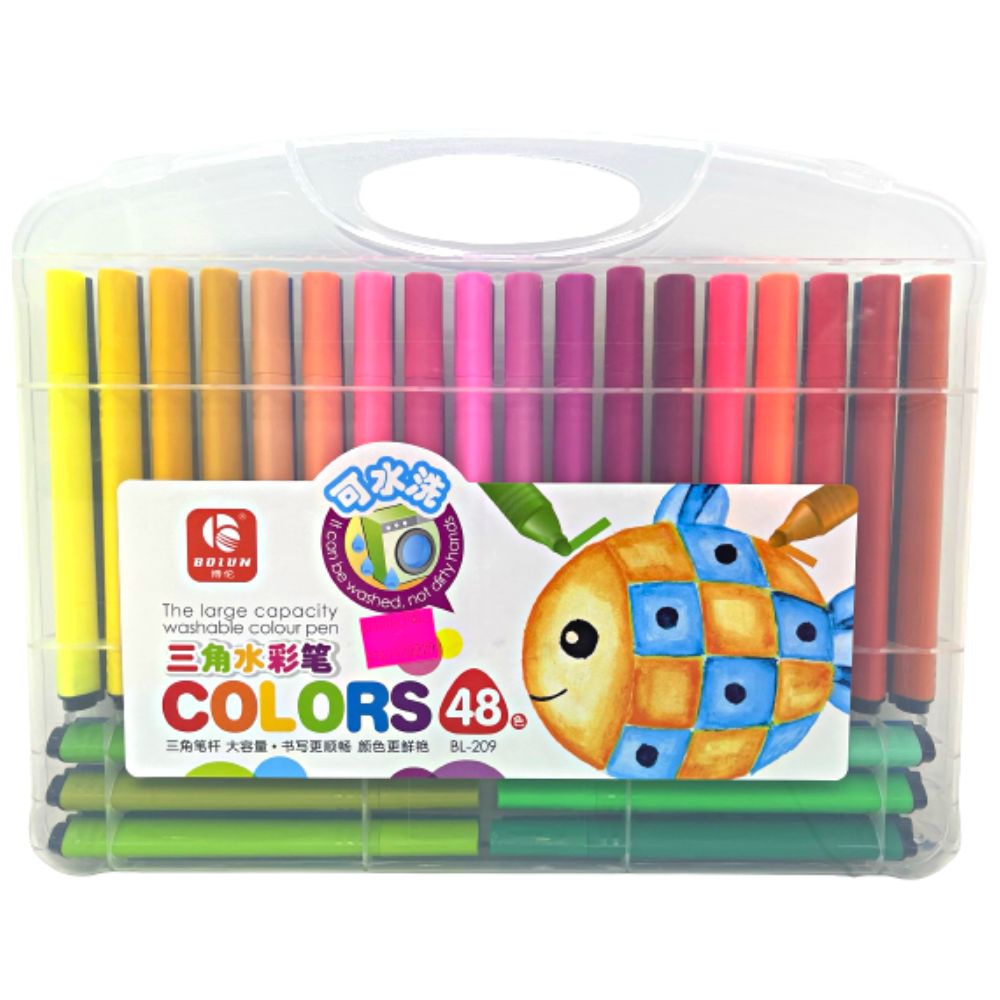 48PCs Washable Watercolor Pen Set (2)
