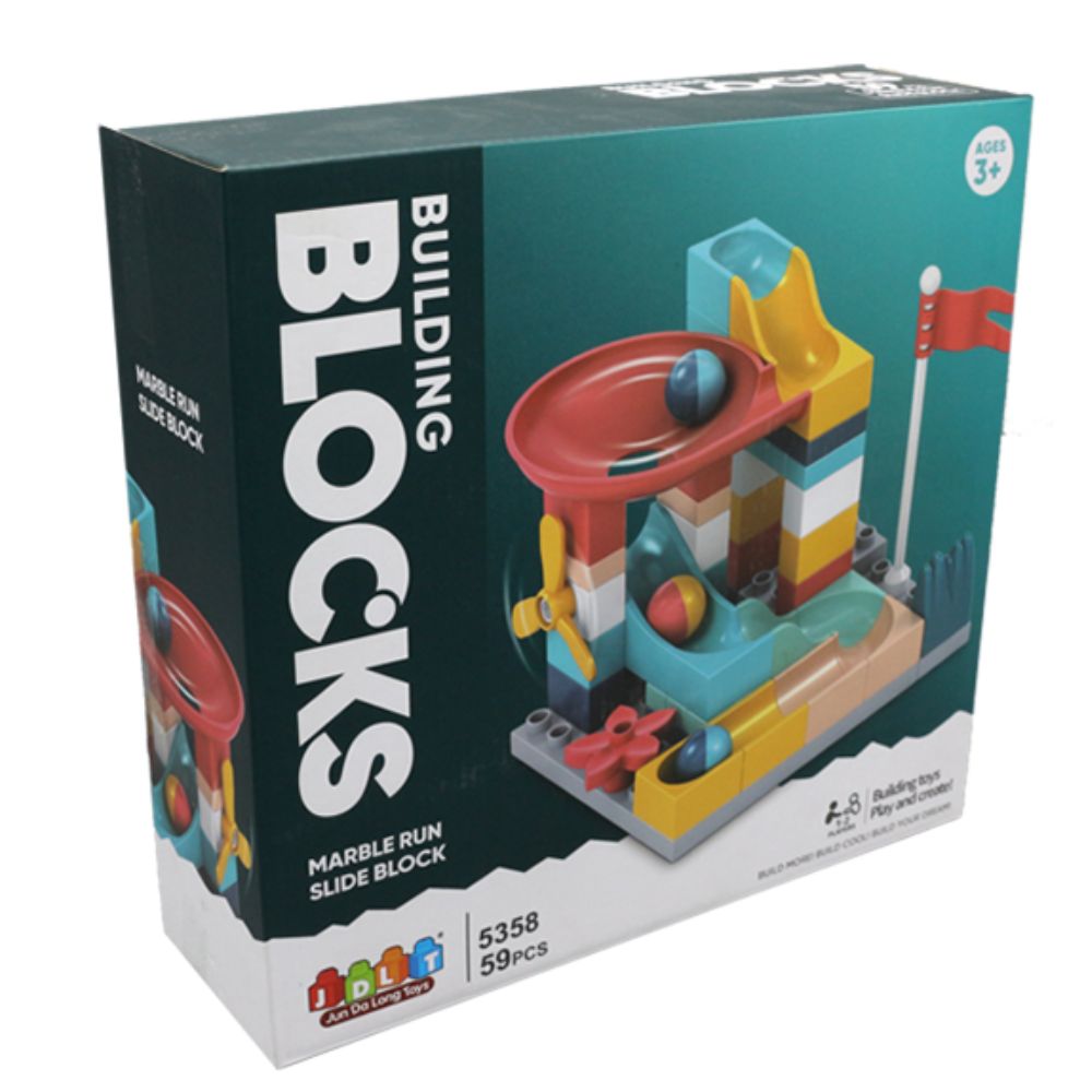 59 PCs Marble Run Slide Building Blocks