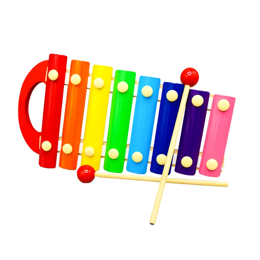 Wooden Xylophone-Cartoon Animal Hand Knock(8 Tone)