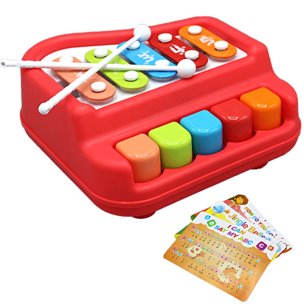 HUANGER Vocal Piano & Xylophone Bingo Toys