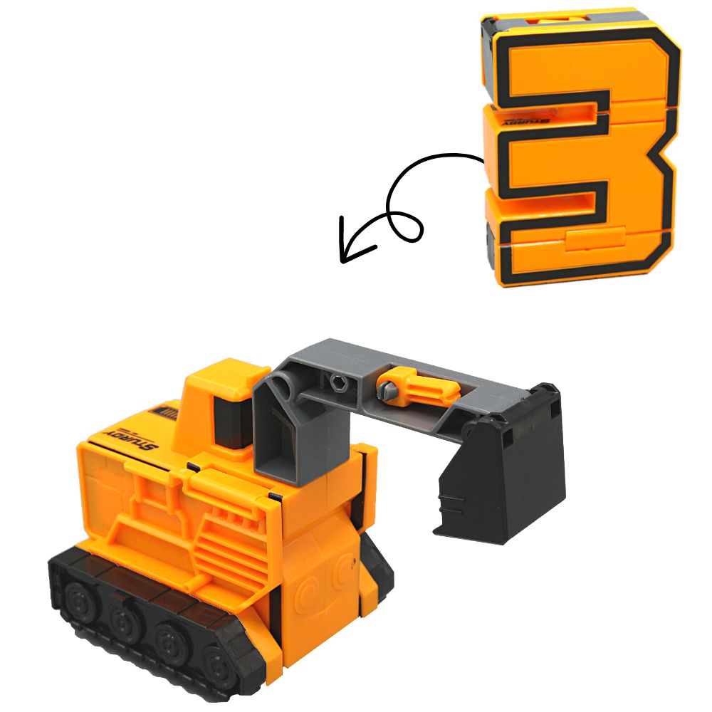 Numeric Troopers Transformable Blocks 0,1,3,4