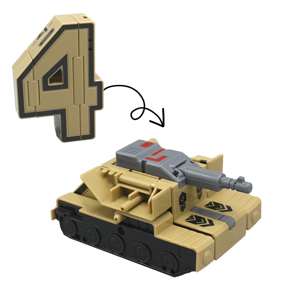 Numeric Troopers Transformable Blocks 0,1,3,4