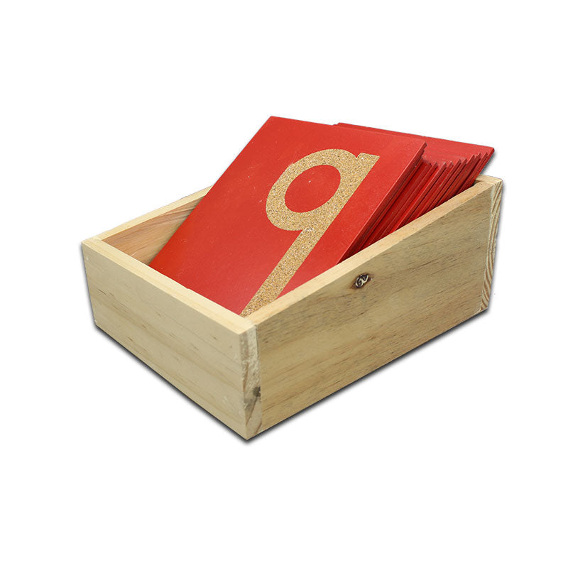 Montessori Small Alphabet Sandpaper Letters with Boxes